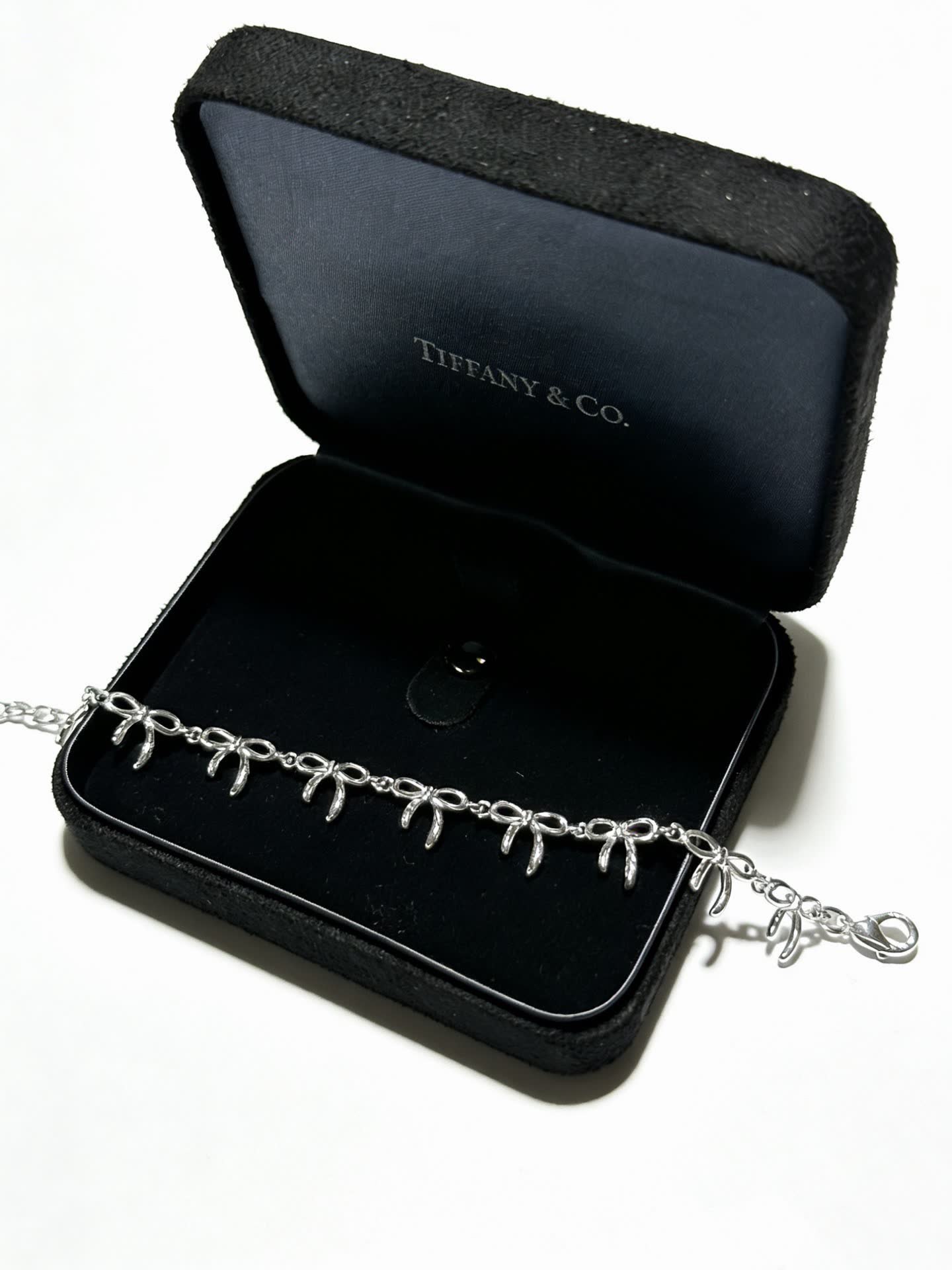 Tiffany & Co. Sterling Silver Palm Tree Charm Bracelet